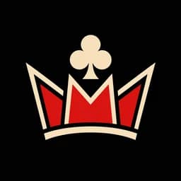 Canasta Score Tracker icon: a crown with a club on black.